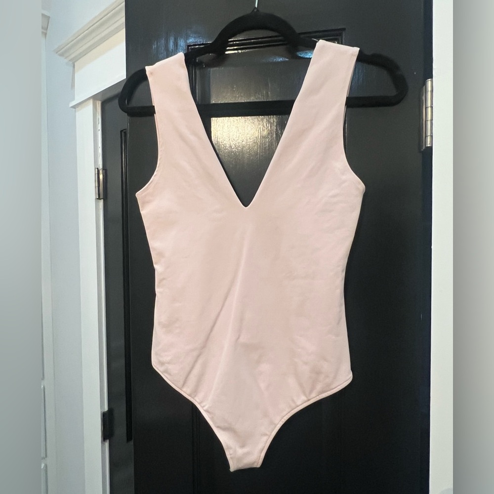 Free People Pink Keep It Slick Duo Bodysuit